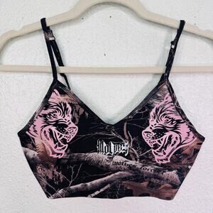 Darc Sport SHE Sports Bra Women Medium Our Passion Everson Seamless Wolves Camo